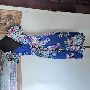 Boden Vibrant Floral Midi Dress